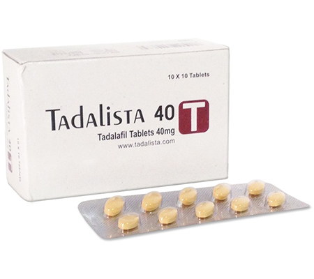 Tadalista 40 mg (10 pills)